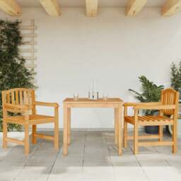 Rackhams Garden Chairs 2 pcs 58x59x88 cm Solid Wood Teak - thumbnail 1
