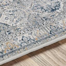 Rackhams Jolie-Vintage Grey Blue Ivory Brown Traditional Boho Rug - 160 x 220 cm - thumbnail 3