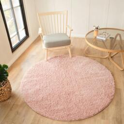 Rackhams Moda Shag-Solid Color Pink Plush Soft Pile Rug - 120 x 180 cm - thumbnail 5