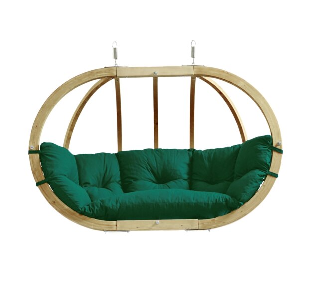 Rackhams Globo Royal Double Hanging Egg Chair - Verde Green - image 1