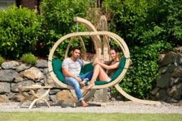 Rackhams Globo Royal Double Hanging Egg Chair - Verde Green - thumbnail 2