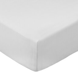 Rackhams 200 Thread Count Cotton Percale Extra Deep Fitted Sheet - Grey - Double - thumbnail 5