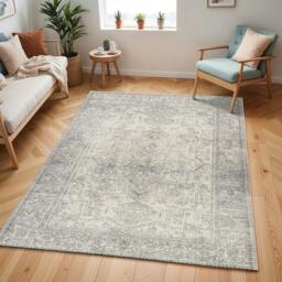 Rackhams Becki Owens Margot-Vintage Blue Pink Green Traditional Boho Rug - 200 x 275 cm - thumbnail 1
