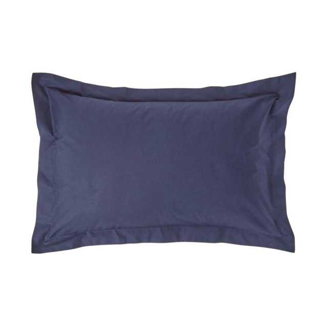 Rackhams Egyptian Cotton Oxford Pillowcase 200 TC, Standard Size - Navy Blue - image 1