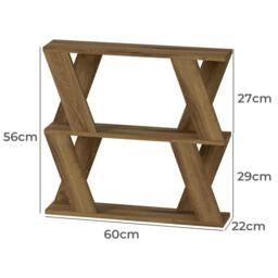 Rackhams 22cm Slim Side Table Narrow Sofa End Table for Living Room Small Spaces - thumbnail 3