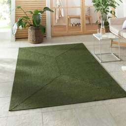 Rackhams Indoor Outdoor Trenzado Green Rug - 160X230 cm - thumbnail 5