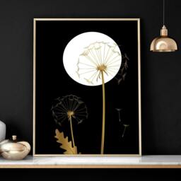 Rackhams Black wall art for living room - set of 3 wall art prints - A4 8.27 x 11.69 in / 21 x 29.7 cm - Satin Photo paper 280 gsm - White Frame - thumbnail 6