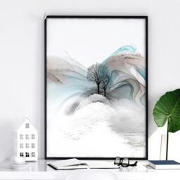 Rackhams Zen wall art - set of 3 Japanese wall art - A2 16.54 x 23.39 in / 42 x 59.4 cm - Matte Museum Quality Art Paper 290 gsm - Oak Frame - thumbnail 4
