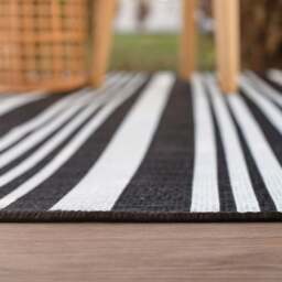 Rackhams Ecology Outdoor Rug Black - 300bl - 160X230 cm - thumbnail 4