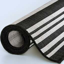 Rackhams Ecology Outdoor Rug Black - 300bl - 160X230 cm - thumbnail 5