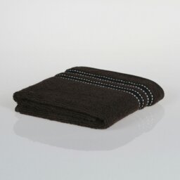 Rackhams Cotton Towel Set - 500 GSM - Hand & Bath Towels - Ultra Soft & Absorbent - Chocolate - Cotton - Chocolate - thumbnail 4