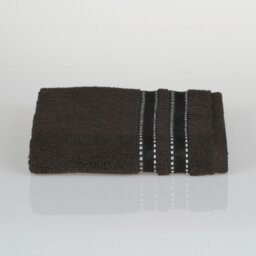Rackhams Cotton Towel Set - 500 GSM - Hand & Bath Towels - Ultra Soft & Absorbent - Chocolate - Cotton - Chocolate - thumbnail 3