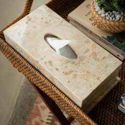 Rackhams Tissue box marble - Four stunning colours - Black - thumbnail 5