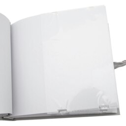 Rackhams Baby Shower Photo Album with Silver Plated Rattle Pram and Booties - thumbnail 6