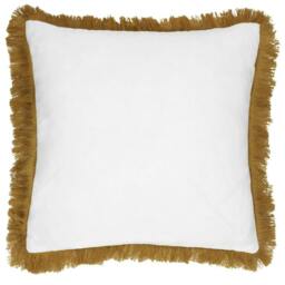 Rackhams Woven Cushion Cover - Gold - 45cm x 45cm - Gold - 100% Polyester - thumbnail 2