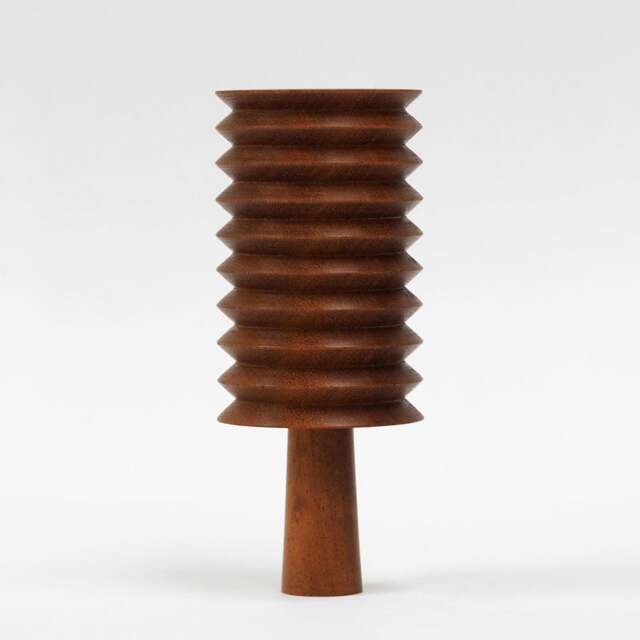 Rackhams Handmade Wooden Zig-Zag Ornament - image 1