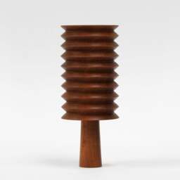 Rackhams Handmade Wooden Zig-Zag Ornament - thumbnail 1