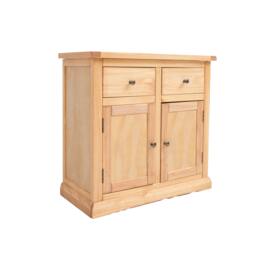 Rackhams Lucca Waxed 2 Drawer 2 Door Sideboard Brass Knob - thumbnail 3