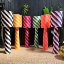 Rackhams Portable Helter Skelter Velvet lamps in Tutti Frutti - Maxi - 112cm Height - Rechargeable LED Bulb - thumbnail 5