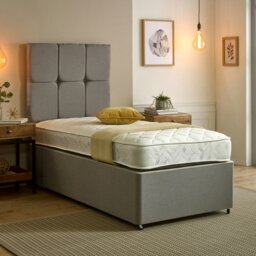 Rackhams Cooltouch Hybrid Shorty Mattress - 18cm Deep, Memory Foam & Coil Spring Support - White - 1 - 4ft Small Double Mattress (120cm x 190cm) - thumbnail 5