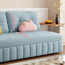 Rackhams Sokolov Single Seater Sofa Bed, Two Seater Sofa Bed, Blue - Blue - 100cm (With One Drawer ) - thumbnail 6
