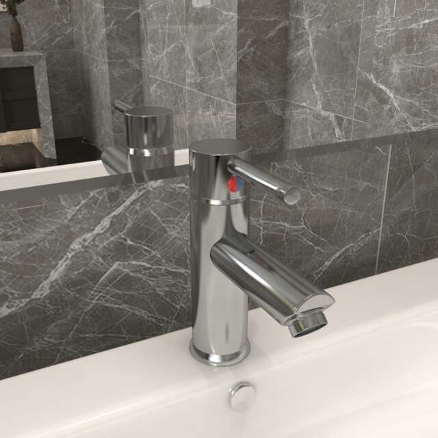 Rackhams Bathroom Basin Faucet Silver 130x176 mm
