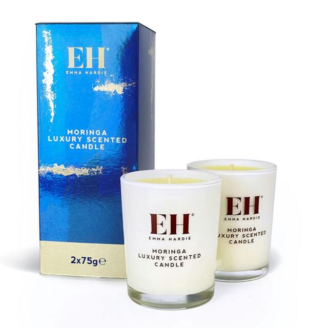 Rackhams Moringa Luxury Scented Candle 2 x 75g - 1 ea - image 1