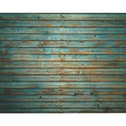 Rackhams Rustic Wood Effect Wall Mural - Blue - Medium - W300cm x H240cm - thumbnail 2