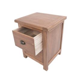 Rackhams Padua 2 Drawer Bedside Table - Light Brown - thumbnail 5
