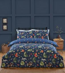 Rackhams Autumn Forest Duvet Cover Set - King