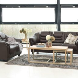 Rackhams Cornus Coffee Table in Oak Set of 3 - 1 - Natural - Brown - thumbnail 3