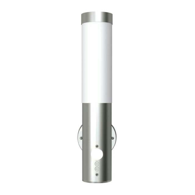 Rackhams Outdoor Wall Lamp with Motion Detector Stainless Steel