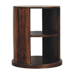 Rackhams Artisan Solid Wood Ventura Side Table, 2 shelf - thumbnail 3