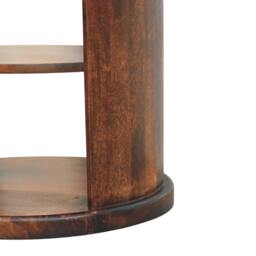Rackhams Artisan Solid Wood Ventura Side Table, 2 shelf - thumbnail 6