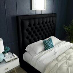 Rackhams Kingston Bed - Small Double - 4ft - Black - thumbnail 3