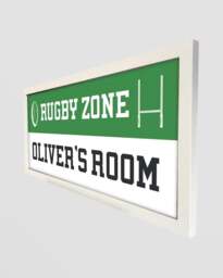 Rackhams Personalised Rugby Wall Art - Framed Print for Sports Fans - thumbnail 3