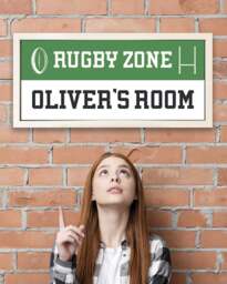Rackhams Personalised Rugby Wall Art - Framed Print for Sports Fans - thumbnail 4