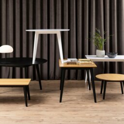 Rackhams Roxby Dining Table in Oak & Black - Black - No - Brown - thumbnail 4