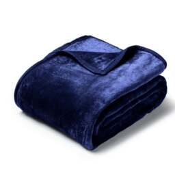 Rackhams Soft & Warm Mink Throw Blanket - 150 x 200cm - Cream - thumbnail 4