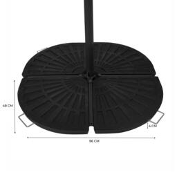 Rackhams Cantilever Parasol Base – Fan x 4 - thumbnail 5