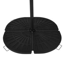Rackhams Cantilever Parasol Base – Fan x 4 - thumbnail 2