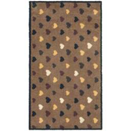 Rackhams Recycled Washable Love Hearts Mat - 130 - 50X75 cm - thumbnail 2