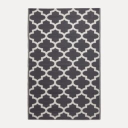 Rackhams Outdoor Rug Luxury Waterproof Reversible Recycled, For Garden, Nola Geometric - 75 x 200 cm - thumbnail 2