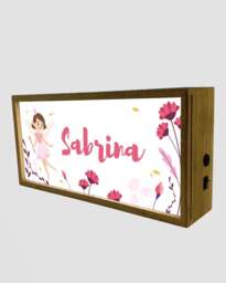 Rackhams Personalised Fairy Light Box for Girls – Soft Pastel LED Room Sign - thumbnail 2