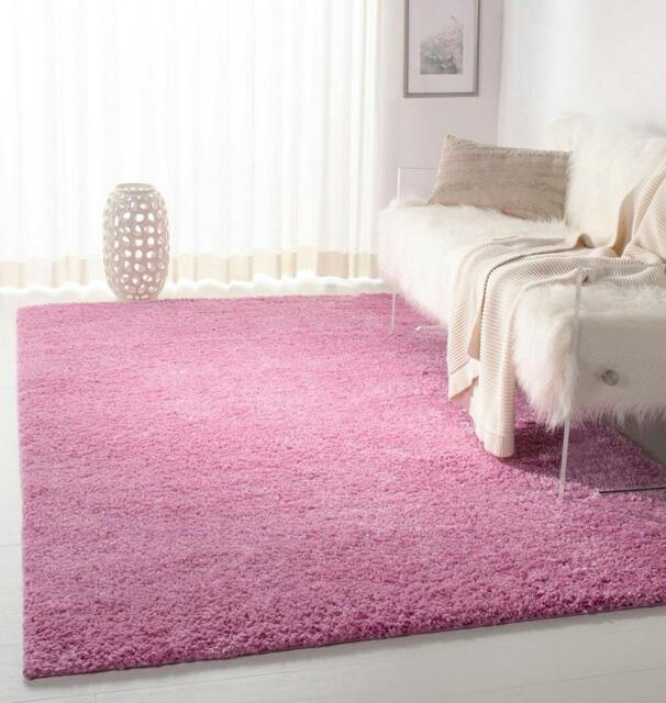 Rackhams Shaggy Rug - Dusky Pink - 60cm x 110cm (2ft x 3.5ft) - image 1