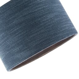 Rackhams Designer Bobbled and Textured Linen Lamp Shade in Navy Midnight Blue - thumbnail 3