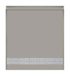 Rackhams Natural Straight Diamante Edge Border Roller Blind - 120cm - thumbnail 1