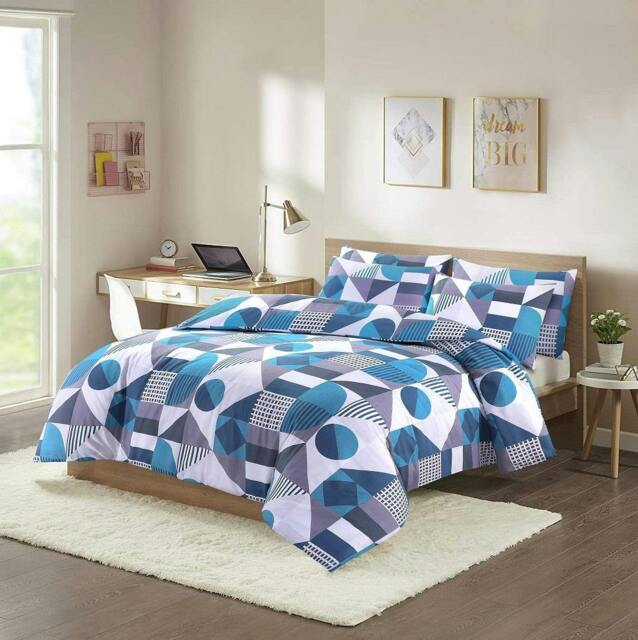 Rackhams Scott Duvet Cover Set - Blue - Double - image 1