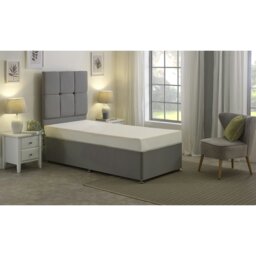 Rackhams Single Memory Foam Mattress - Medium Firm Support, Cool-Touch Fabric - White - 1 - 4ft Small Double Mattress (120cm x 190cm) - thumbnail 5