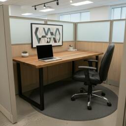 Rackhams Luxury Walnut Office Desk - 120 - 80 - thumbnail 2